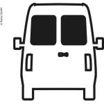 CARBEST Стъкло Citroen Jumpy 3 от 2017 задна врата вдясно 675 495 мм (31707)