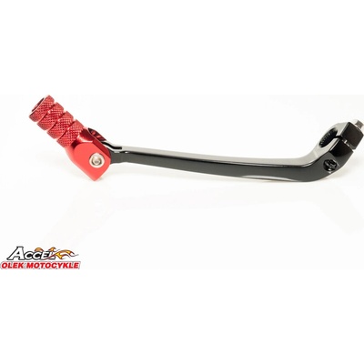 ACCEL páka řazení HONDA CRF 450R 09-10 hliníková barva černá, koncovka červená (24700-MEN-A30)