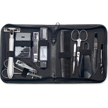 Kellermann 3 Swords luxusní manikúra Artical Leather Travelling Kit 12 dílů