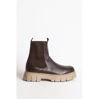 Jacket Club Мъжки боти от естествена кожа 152 16301 - Тъмнокафяви #388529 (388529_Тъмно кафяв)