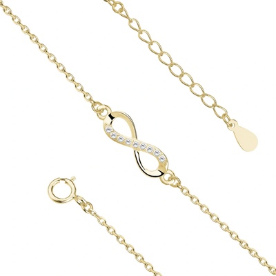 Olivie stříbrný nekonečno gold 2391