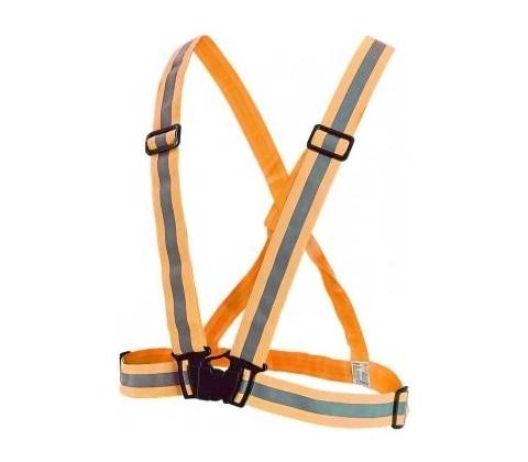 CXS Reflexný elastický KRÍŽ oranžový