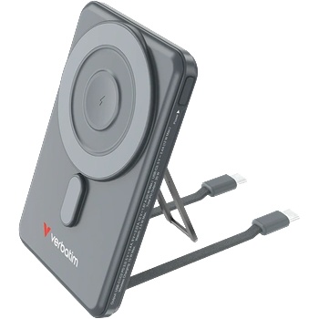 Image 1 of Verbatim Charge n Go 5000 mAh сив безжичен магнитен преносим зарядно устройство (32251)