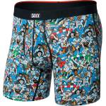 Saxx Мъжко синтетично термобельо Saxx Vibe Xtra Boxer Brief Fly Synthetic base layer - Footy Fans / Multi - размер XXL (014-2279-2115)