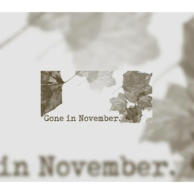 Gone In November (Collector's Edition)
