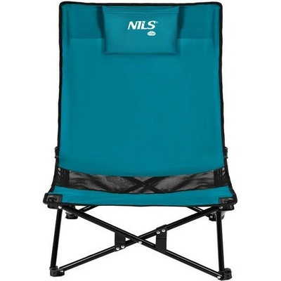 Skládací plážové křeslo NILS Camp NC3306 modré/černé