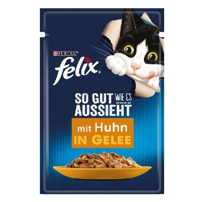 FELIX chutná tak dobře, jak vypadá Pochoutka v želé kuřecí 26 × 85 g