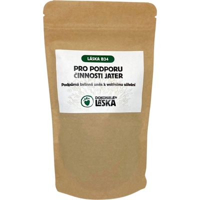 Dokonalá láska B34 PRO PODPORU ČINNOSTI JATER bylinná směs 100 g