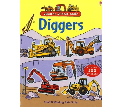 Diggers Sticker Book Taplin Sam