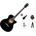 Pasadena PGC-10 Premium SET Black Джъмбо китара