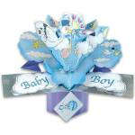 Second nature Изскачаща 3D картичка Baby Boy