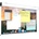 Euroscreen Електрически прожекционен екран, за стена/таван, 200 x 150 см, COMPACT, без кант, ФРОНТАЛНА/ЗАДНА проекция, формат 4: 3 (SICOMPACT200)