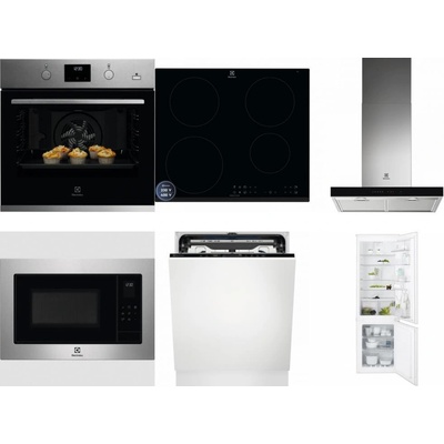Set Electrolux KODGH70TX + LIR60433B + LFT766X + EMS4253TEX + EEM69410L + ENT6TF18S