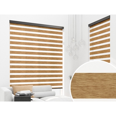 Zebra-shop Den a noc Maxi Premium Sv. Hnědý melír BH 11 150 x 100 stříbrná vpravo