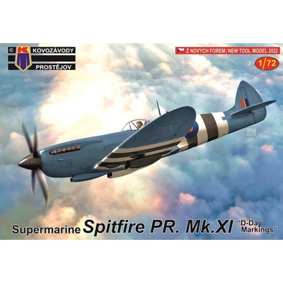 Kovozávody Prostějov Supermarine Spitfire PR. Mk.XI „D Day Markings“ 1:72