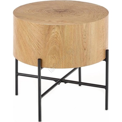 Halmar Масичка за кафе BROOKLYN 45x45 cm черен/бежов (HA0105)