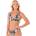 Rip Curl AOTS TY Williams Deep V bikini top - White / Black (Washed Black)