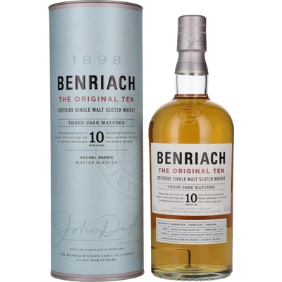 The BenRiach 10y 43% 0,7 l (tuba)