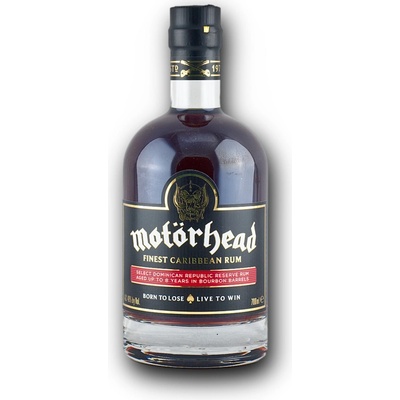 Mötorhead Finest Caribbean Rum 40% 0,7 l (čistá fľaša)