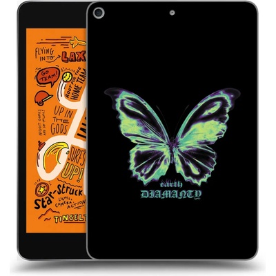 Picasee silikónový obal Apple iPad mini 2019 5. gen Diamanty Blue prehľadný