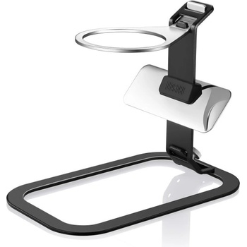 Wacaco Стойка за кафемашина Wacaco Picopresso, Стабилно тяло от неръждаема стомана, Вградено огледало, Черен (Picopresso stand)