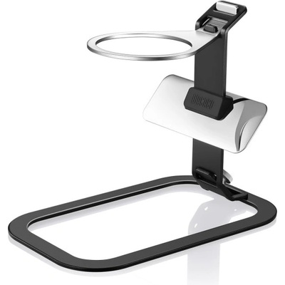 Wacaco Стойка за кафемашина Wacaco Picopresso, Стабилно тяло от неръждаема стомана, Вградено огледало, Черен (Picopresso stand)