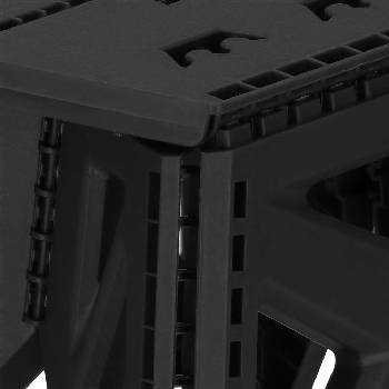 Skládací stolička SPRINGOS STAX černá