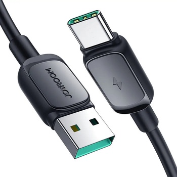 JOYROOM Кабел Joyroom S-AC027A14, USB към USB-C, 3A, 1.2m, черен (S-AC027A141B)