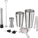 KINGHOFF Комплект шейкъри и аксесоари за коктейли Kinghoff KH 1708, 9 бр, 600/750 ml, Инокс (9999KH1708) - topmarket