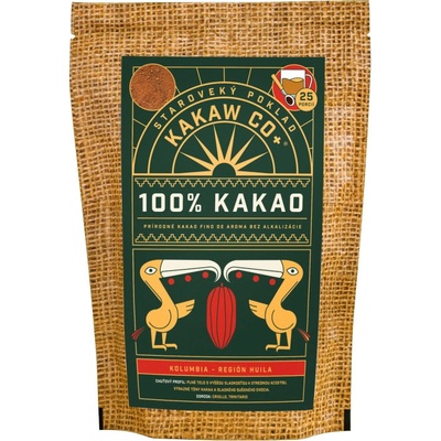 Herbarium Projekt Kakaw Co+, Kakaový prášok 100%, Kolumbia Huilá 250 g