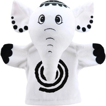 The Puppet Company Кукла за театър The Puppet Company - Моята първа кукла в черно и бяло, слонче (3835)