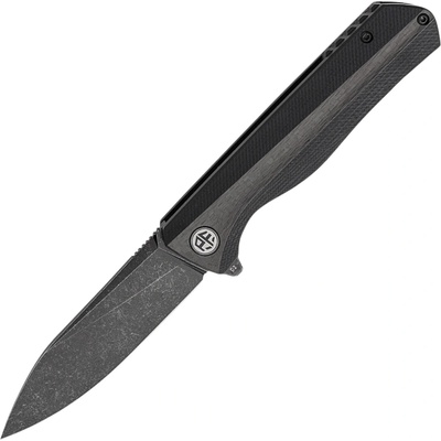 Petrified Fish PF818CDW Forward 9 cm, Black Stonewash, G10, uhlíkové vlákno