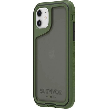 Griffin Survivor Extreme - защита от най-висок клас за iPhone 11 (зелен-прозрачен)