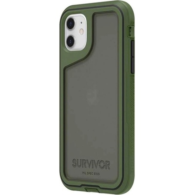Griffin Survivor Extreme - защита от най-висок клас за iPhone 11 (зелен-прозрачен)