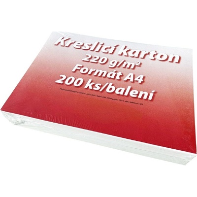Vikpap - kreslící karton A4, 220 g/m2, 200 listů