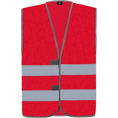 Korntex Passau Unisex reflexná vesta KX010 Red