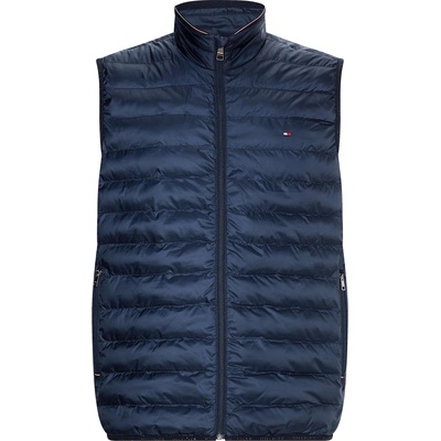 Tommy Hilfiger Яке Tommy Hilfiger Men's Duck Down Sleeveless Funnel Neck Zip Short Puffer Jacket - Desert Sky DW5
