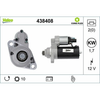 Štartér VALEO CORE-FLEX 438408