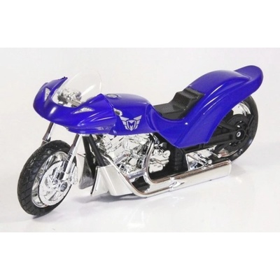 Mondo Motors Motorka Chopper modrý model 1:18
