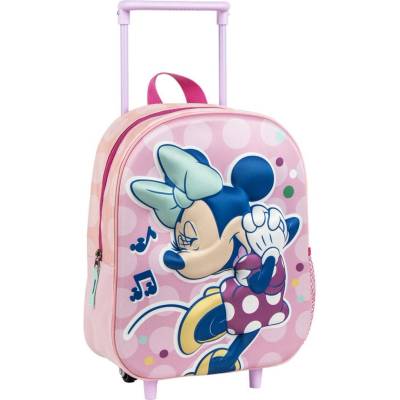 Cerdá Batoh dětský s kolečkama a 3D motivem, Minnie