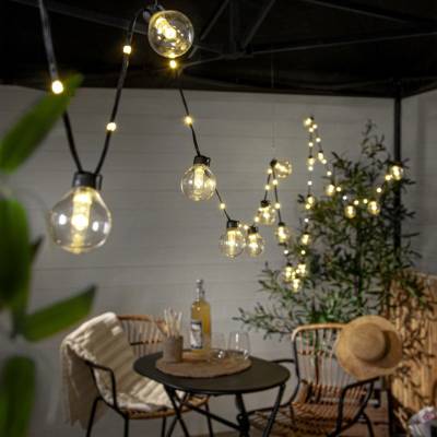 STAR TRADING LED pohádková světla Bolla čirá plast Délka 5,3 m 20-fl. 473-14
