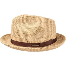 Stetson Crocheted Raffia Fedora