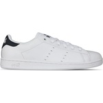 Lonsdale Мъжки маратонки Lonsdale Leyton Leather Trainers Mens - White/Navy