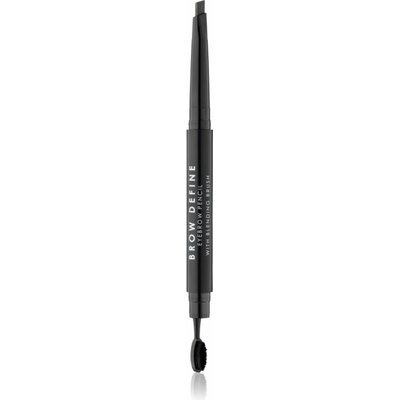 MUA Makeup Academy Brow Define ceruzka na obočie s kefkou Black 0,25 g