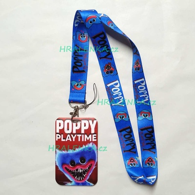 Šňůrka na krk 22412 s cedulkou na ID kartu Playtime Poppy Huggy