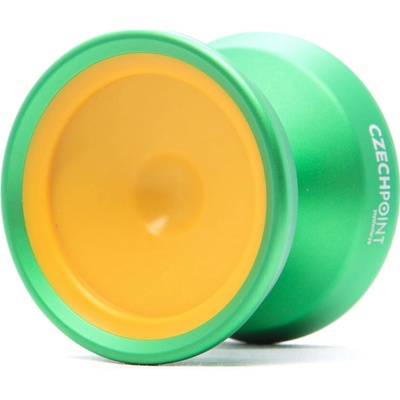 YoYoFactory Czech Point Pivot Kovové Yoyo Zelená Žlutá
