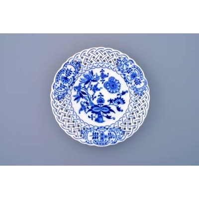 Dubí 10152 Cibulák porcelán talíř prolamovaný 18 cm