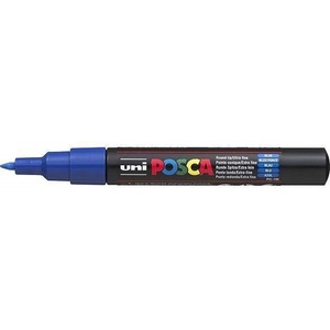 uni POSCA PC-1MR метален син маркер 2UPC1MRMK (2UPC1MRMK)
