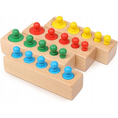 Bigjigs Toys motorická vkládačka bloky 24 dílků