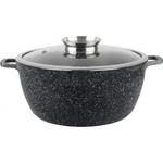 Voltz Тенджера Oliver Voltz OV54318C24, вместимост 4.5 l, 24 cm диаметър, алуминий, капак, черна (OV54318C24)